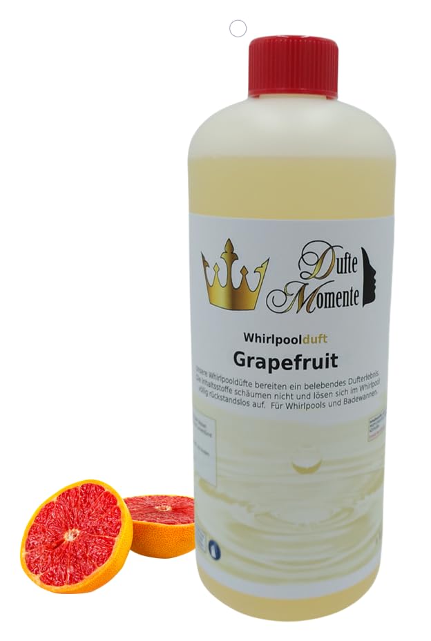 Dufte Momente Whirlpool Duft Grapefruit – 1 Liter – fruchtig & frisch – schaumfrei für Whirlpool & B
