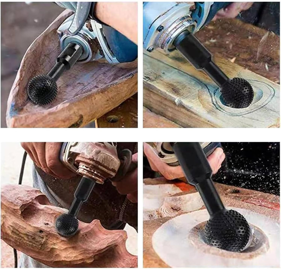 Kugel Gouge für Holzschnitzerei, Ballschleifenkopf für Holzschnitze und Schleifen, Kugelförmige Schn