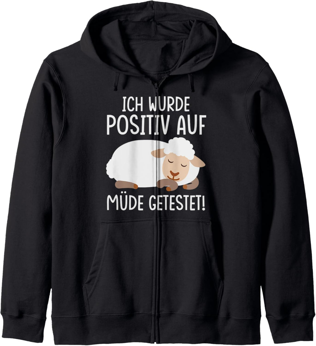 Schaf Schlaf Pyjama Kapuzenjacke