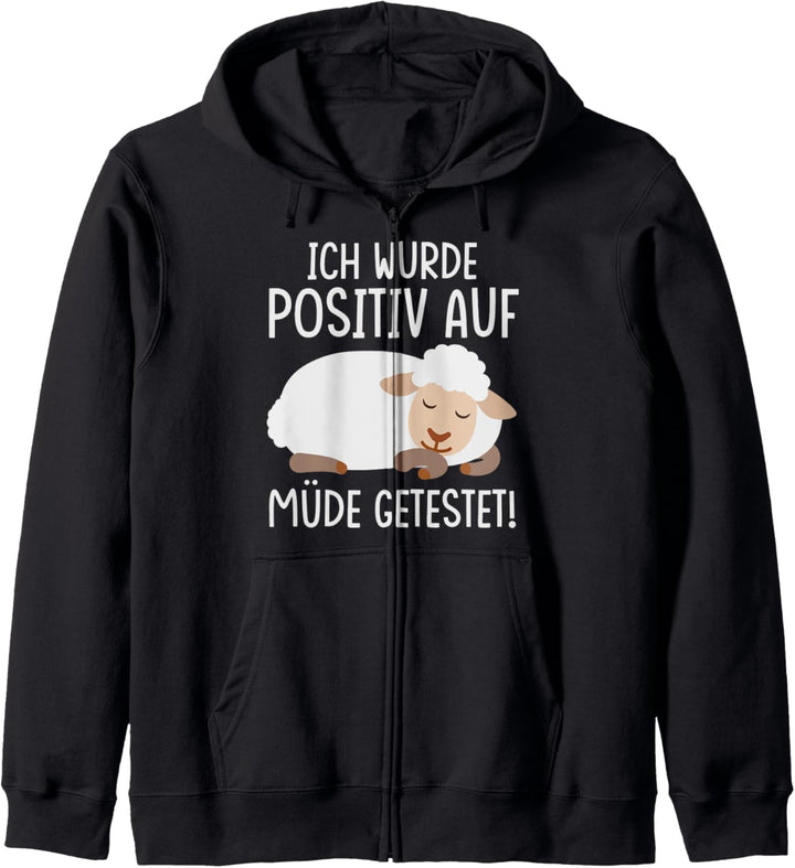 Schaf Schlaf Pyjama Kapuzenjacke