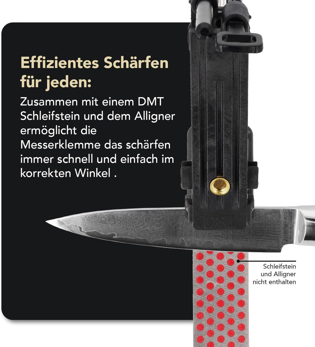 DMT Aligner Messerklemme (Ersatzteil) | Ersatzklemme für Aligner Schleifsystem | Geführtes Schärfen