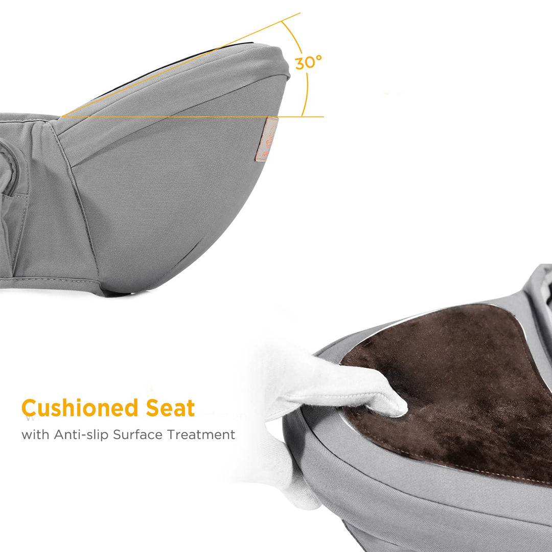 GAGAKU Baby Hüftsitz Leichte Taille Hocker 4 Tragepositionen für Kinder 0-36 Monate Neugeborenes - G