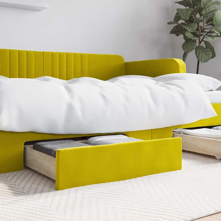 vidaXL Bettschubladen 2 STK., Bettkasten mit Rollen, Schubkasten Schublade für Bett, Bettschubkasten