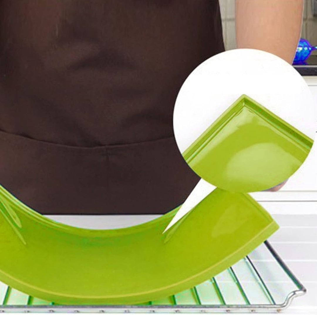 4 Stück Silikon-Trockenmatten mit Rand, Silikonblätter, Antihaft-Silikon-Tabletteinlage für Obst, Le