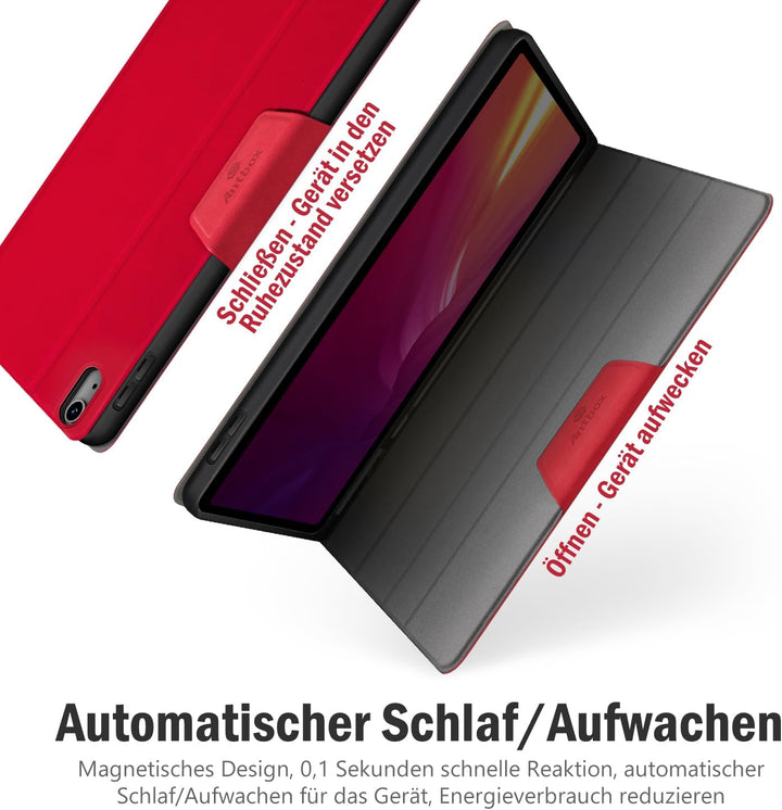 Antbox Hülle für iPad 10 Generation 2022 10,9 Zoll mit stifthalter Apple Pencil Halter Auto Schlaf/W