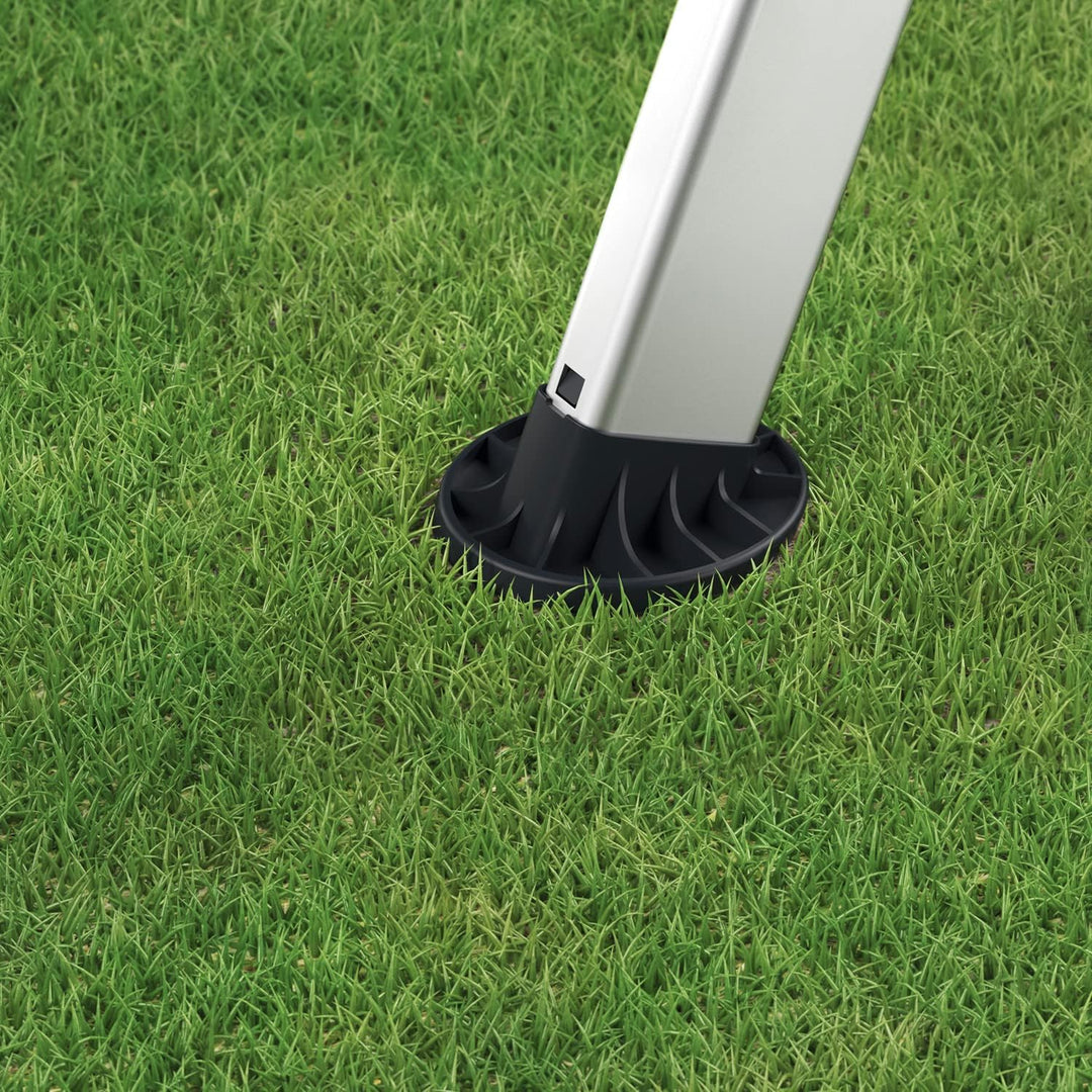 Hailo EasyClix Wechselfüsse Garden Grösse L, Wechselfuss-Set für Hailo Stehleitern, Leiter-Zubehör,