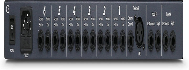 PreSonus HP60, 6-Kanal-Kopfhörerverstärker und Mischsystem, 6-Kanal-Kopfhörerverstärker