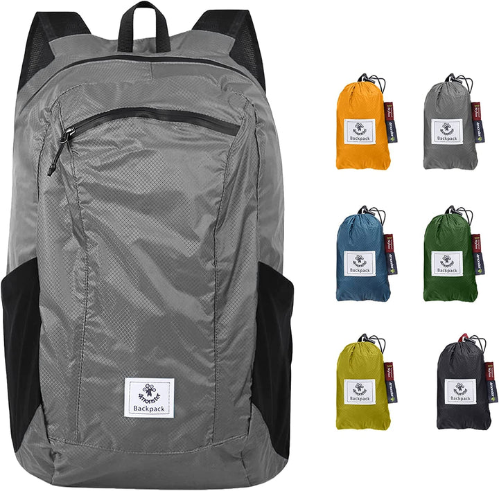 4Monster Faltbarer Rucksack Ultra Leicht, Unisex Tagesrucksack Outdoor, Wasserdichter Wanderrucksack