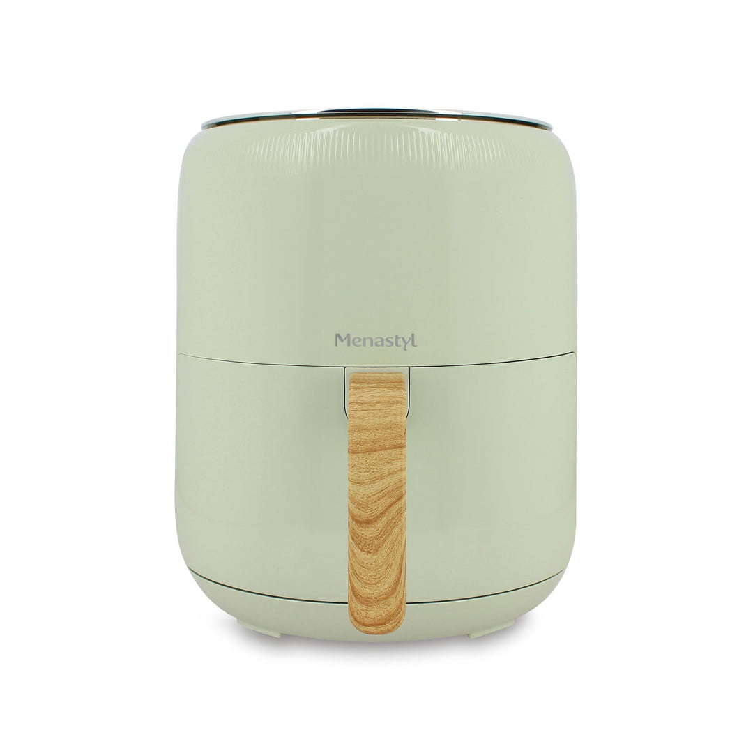MENASTYL - Fritteuse ohne Heissluftöl Colorama – Seladon – ohne PFAS – 4,5 l – 8 Programme – Tempera