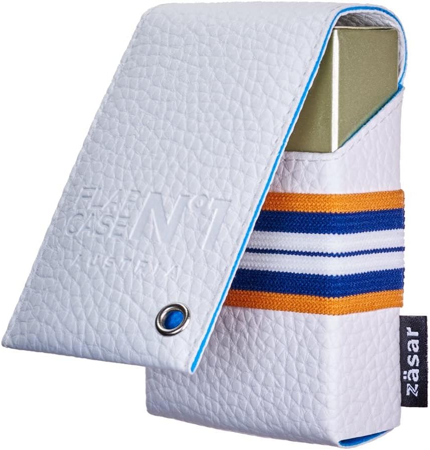 FLAPCASE N°1 • AIR RACE • Designer Zigarettenetui, Made in Austria, Gummiband, Leder vegan Zigarette