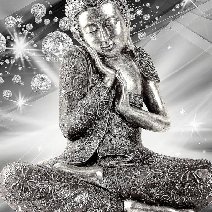 Runa Art Wandbilder Buddha Feng Shui 5 Teilig Bild auf Vlies Leinwand Deko Wohnzimmer Schlafzimmer Z