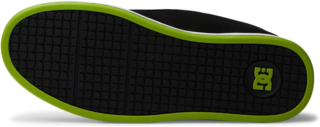 DC Shoes Net, Herren Sneakers 44.5 EU Black Lime Green, 44.5 EU Black Lime Green