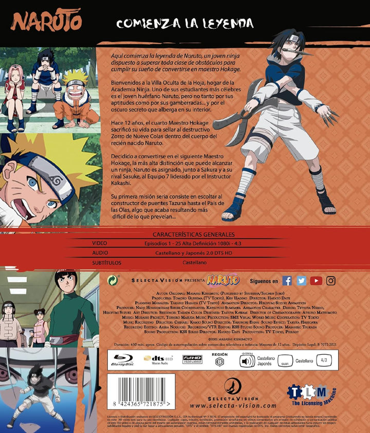 Naruto Shippuden Box 1 (Reedición) - BD