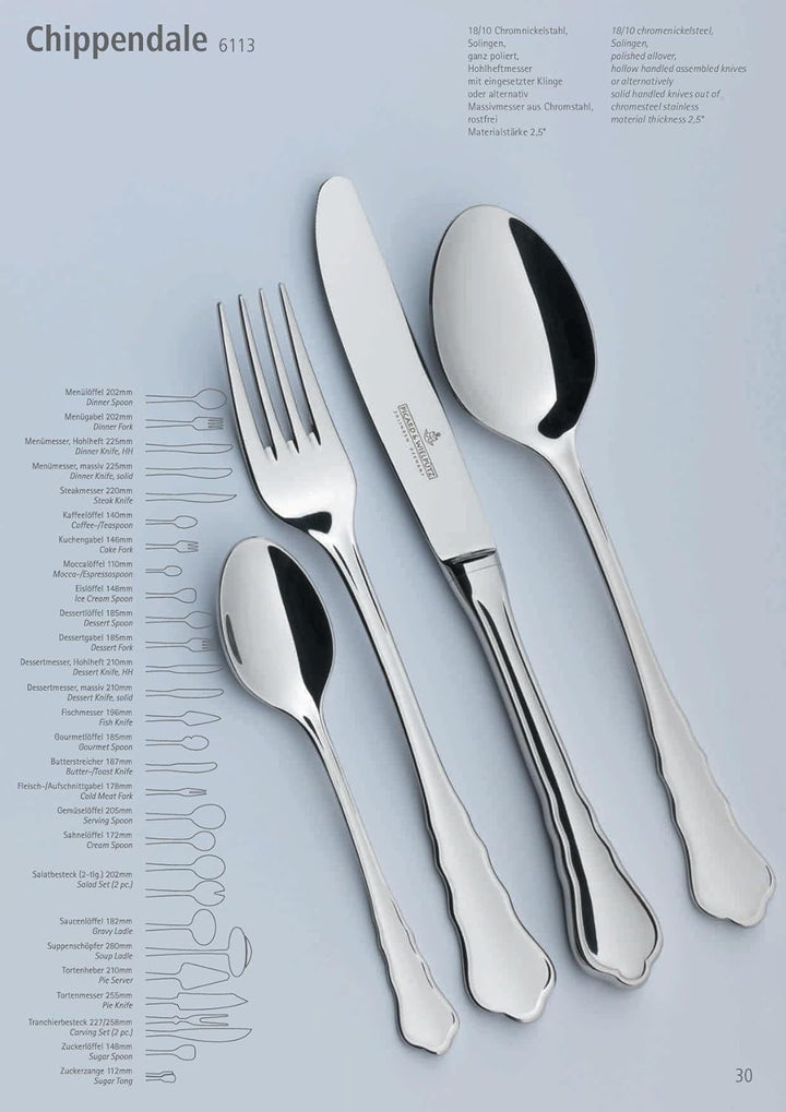 Picard & Wielpütz Fleischgabel 6113 CHIPPENDALE 2 Stück