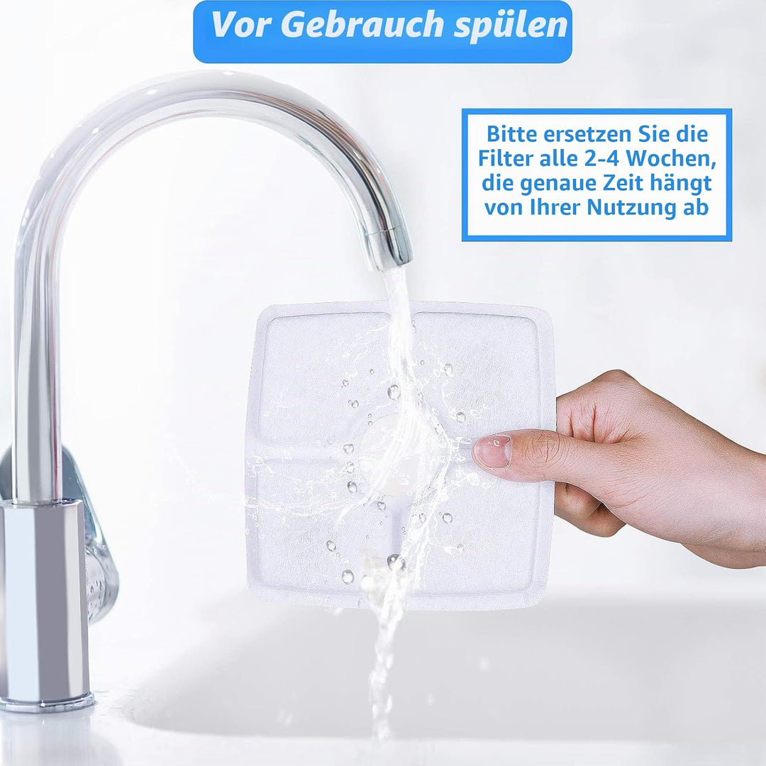 Ersatzfilter für Trinkbrunnen für Haustier, Filter mit Harz und Aktivkohle für Automatischen Blumenw