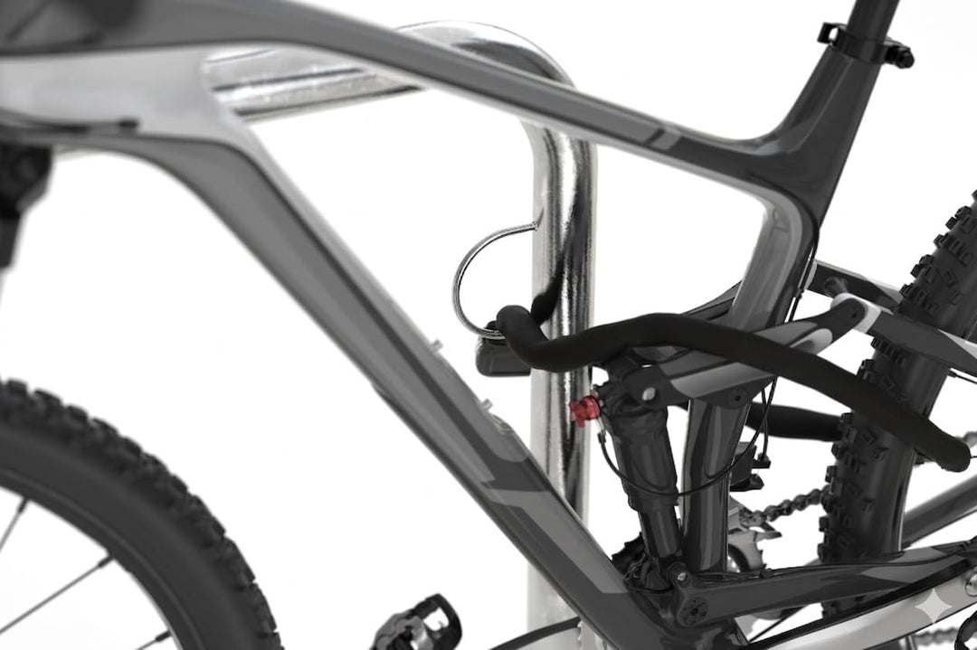 Fahrradanlehnsystem Trust 20 | 3er Pack | zum Einbetonieren | 1000mm | mit Ringösen | Fahrradständer