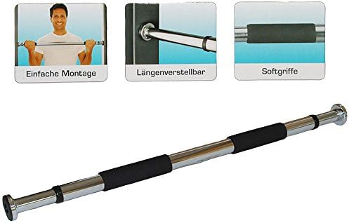 alles-meine.de GmbH Türreck/Klimmzugstange 63-100 cm variabel im Türrahmen - 120 kg ! sehr stabil z.