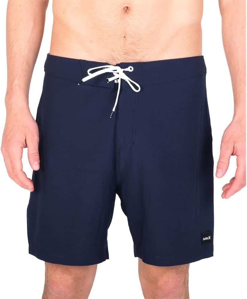 Hurley Herren Phantom O&o Solid 18' Board-Shorts, Obsidian, 42