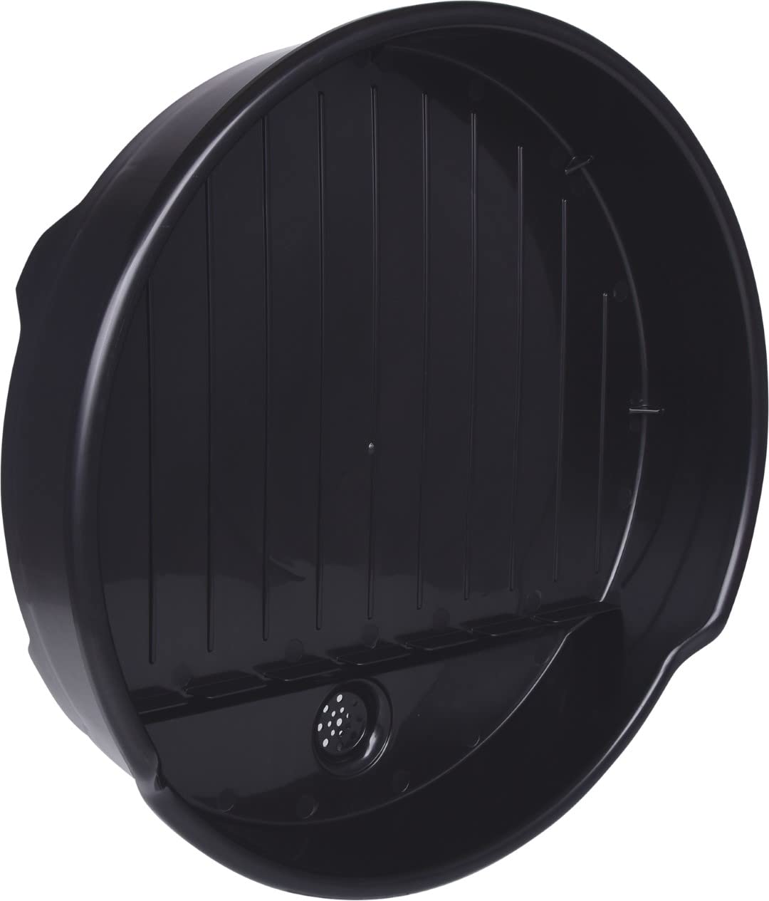 KS Tools 150.9209 Polyethylen-Fasstrichter mit Sieb, 30 l, Schwarz
