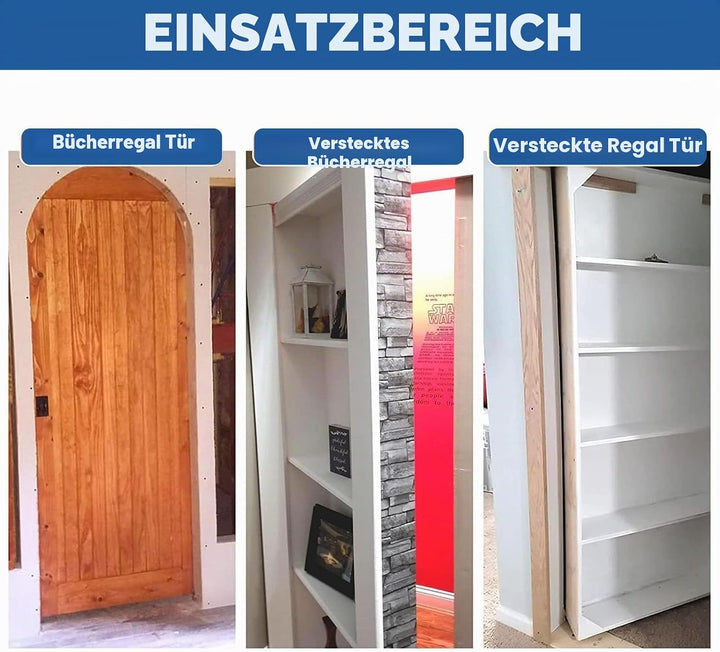 TamBee Pivot Hinge Verstecktes Türscharnier für Geheimtüren, Geheimtürscharniere, Drehscharniere für