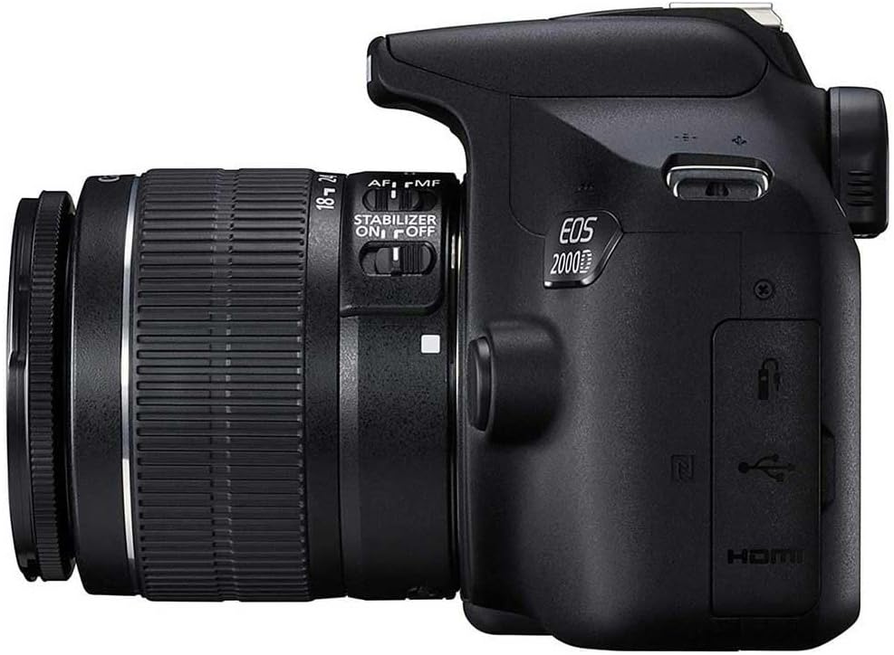 Canon EOS 2000D BK 18-55 is + SB130 + 16GB EU26 SLR-Kamera-Set, 24,1 MP, CMOS 6000 x 4000 Pixel, Sch