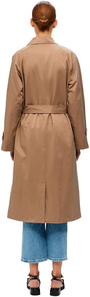 Object Damen Objclara Keily Trench Coat Noos Trenchcoat 38 Fossil, 38 Fossil