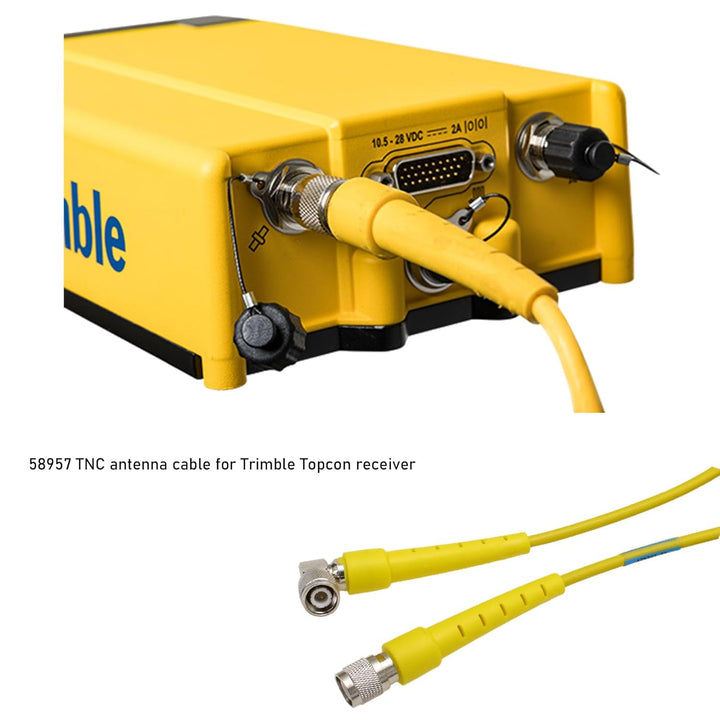 HangTon GPS-Antennenkabel, TNC-Stecker, rechtwinklig, RG58, für Trimble Topcon Sokkia Leica Empfänge