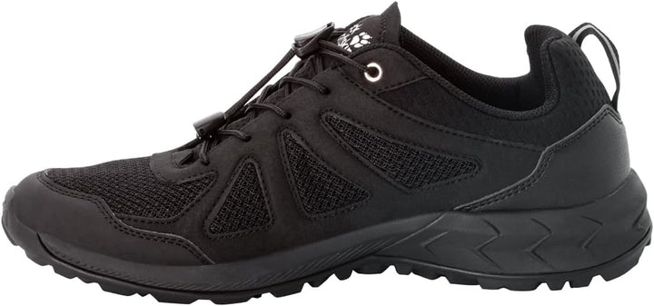 Jack Wolfskin Herren Woodland 2 Vent Low M Walking-Schuh 40.5 EU Schwarz, 40.5 EU Schwarz