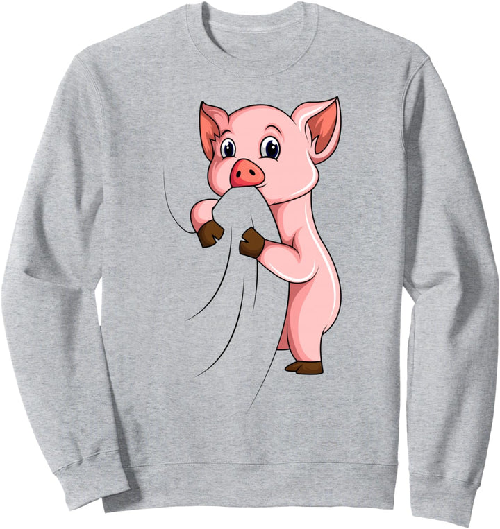 Schweine Schweinchen Kinder Mädchen Schwein Sweatshirt