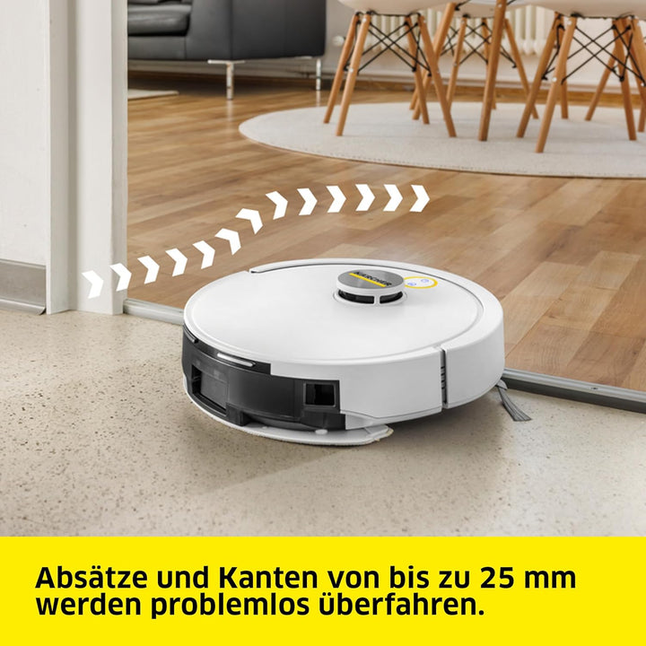 Kärcher Saug- und Wischroboter RVC 3 Comfort Extra, 15.000 Pa, bis 130 min Laufzeit, App-Steuerung,