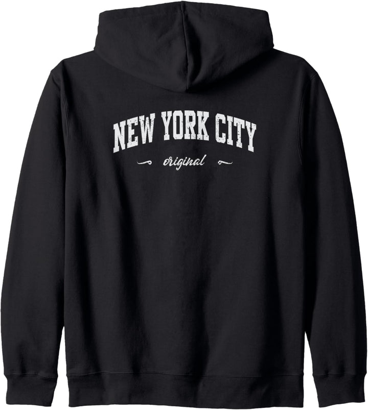 New York City Sport Souvenir Varsity Style Kapuzenjacke