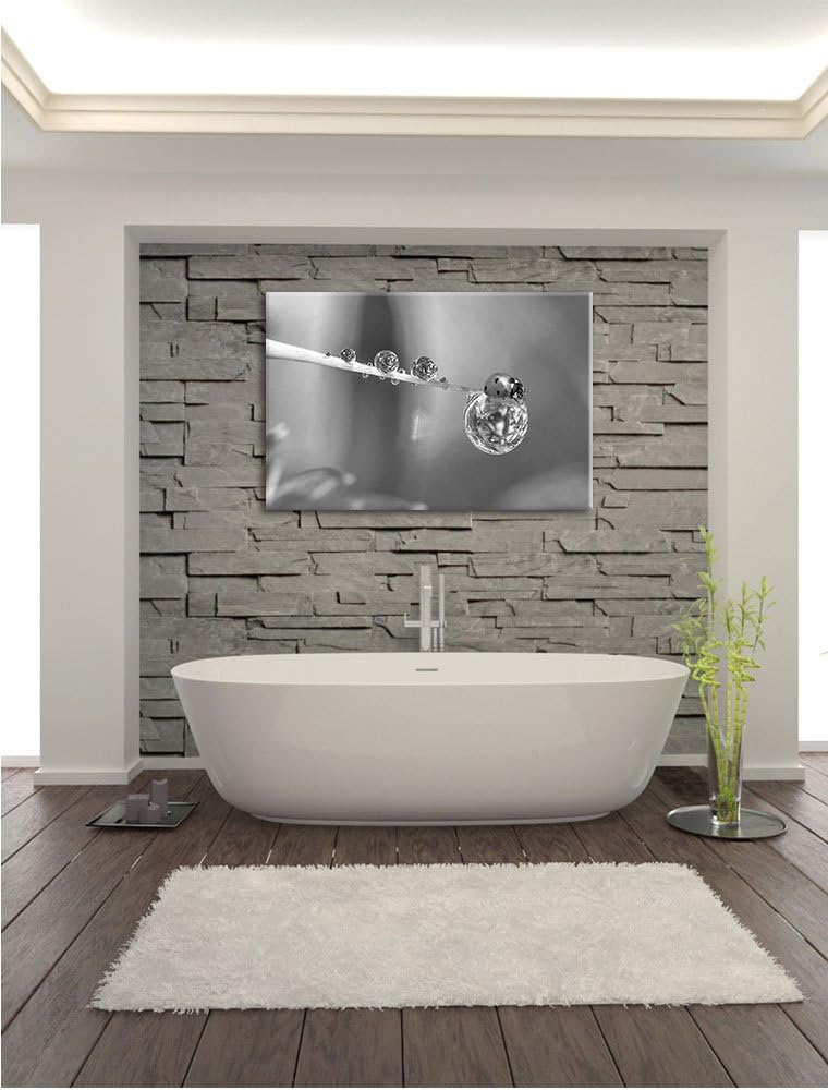 Pixxprint Marienkäfer als Leinwandbild/Grösse: 100x70 / Wandbild/Kunstdruck/fertig bespannt, 100x70