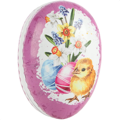 com-four® 3X Osterei zum Befüllen - Fülleier für Ostern - Osterei mit süssen Oster-Motiven - Osterde