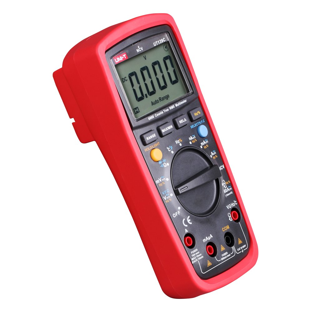 UNI-T UT139C CAT III 600V UT139 Series True RMS Digital Multimeter with Frequency,NCV,Resistance, Vo