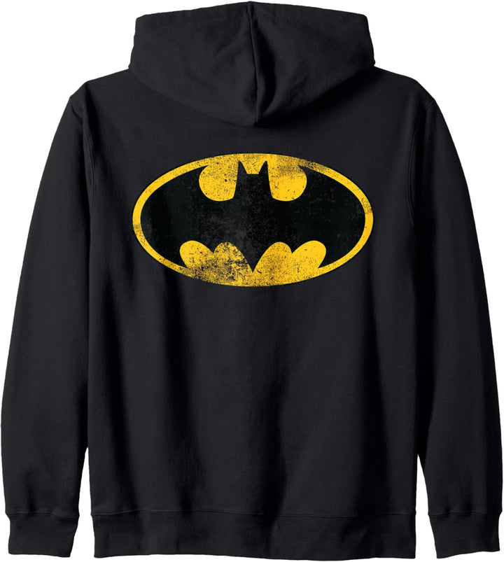 DC Batman-Logo, klassisch, im Used-Look Kapuzenjacke