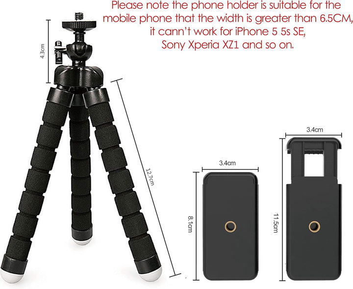 APEXEL Camera Lens Kit 18x Monocular Telescope, 0,63x Weitwinkel, 15x Makroobjektiv, 198 ° Fisheye-O