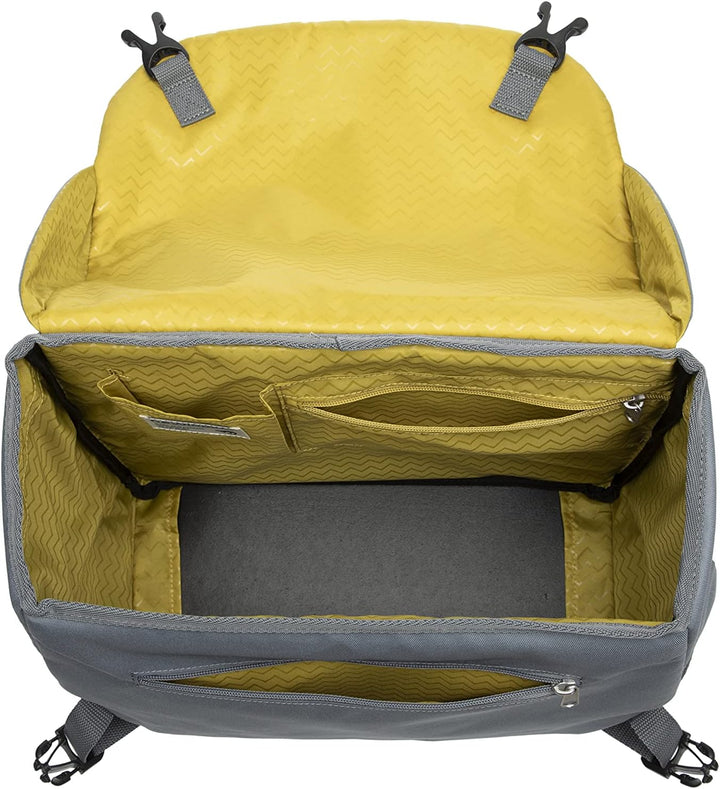 New Looxs Mondi Joy Single Schultertasche, Quilted Grey, 18,5 Liter
