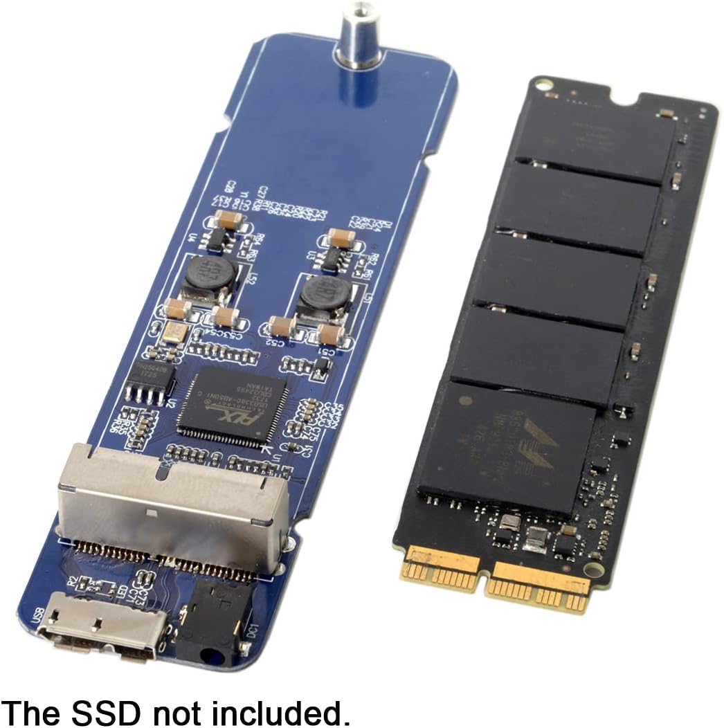Chenyang Schutzhülle für MacBook Air Pro 2013 2014 2015 2016 SSD, tragbar, USB 3.0 auf 16 + 12 Pol M