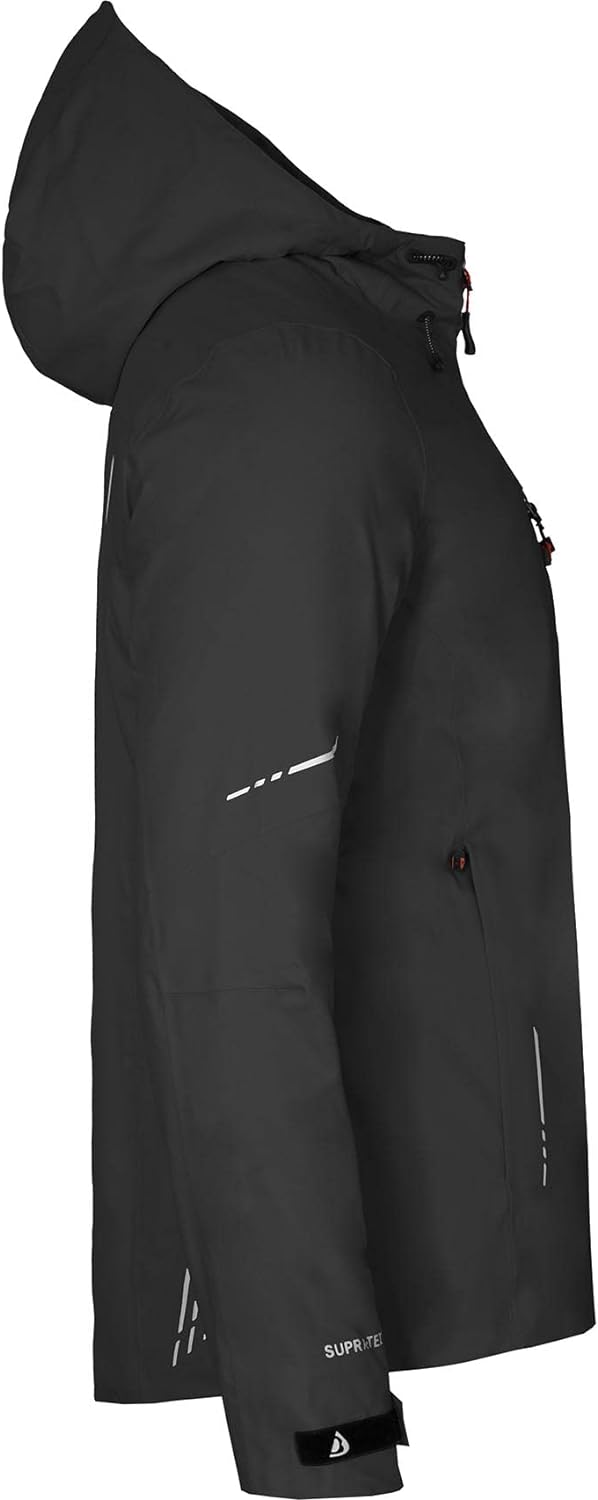 Bergson SKIEN THERMO | Herren Regenjacke, leicht wattiert, recycelt, 20000 mm Wassersäule - recycelt