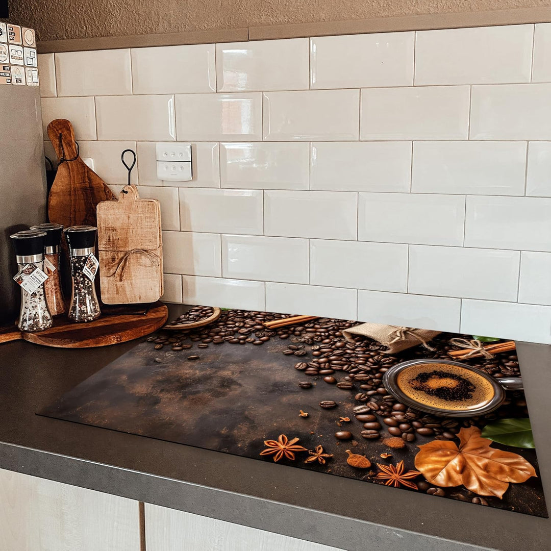 KitchenYeah© Herdabdeckplatte Einteilig Abdeckplatten Cerankochfeld Abdeckung Ceranfeld Herdplattena