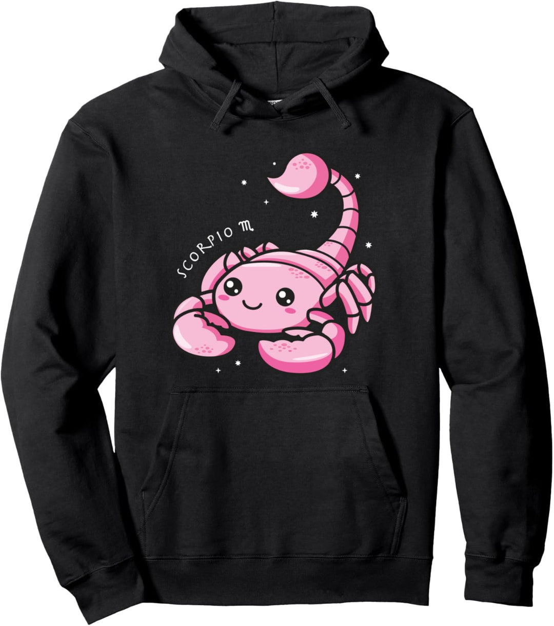 Niedlicher Skorpion für Kinder Kawaii Sternzeichen Geburtstag Skorpion Pullover Hoodie