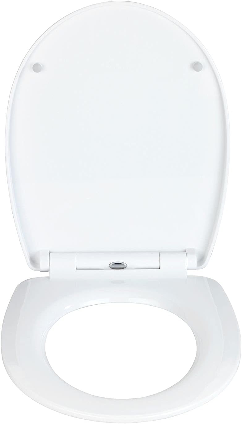 Wenko Premium WC-Sitz Tucan, High Gloss Oberfläche, Toilettendeckel mit Absenkautomatik, aus bruchst