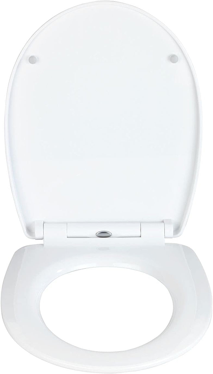 Wenko Premium WC-Sitz Tucan, High Gloss Oberfläche, Toilettendeckel mit Absenkautomatik, aus bruchst