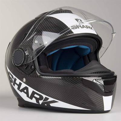 Shark Motorradhelm, Vollvisierhelm, Integralhelm Spartan Carbon weiss XXL, Unisex, Sportler, Ganzjäh