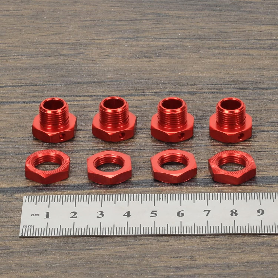 RCAWD Sechskant- und Radmutter, 17 mm, für ARRMA 6S, Fireteam 6S, Kraton 6S, Notorious 6S, Outcast 6