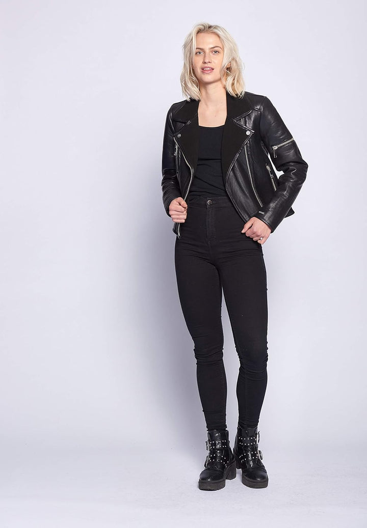 Maze Damen Lederjacke 4201910 XL Schwarz, XL Schwarz
