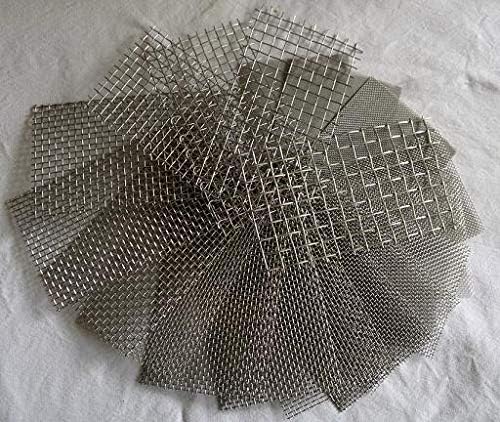Generisch Edelstahl Drahtgewebe mit 2 mm Maschenweite, 0,5 mm Drahtstärke. 1m x 60cm