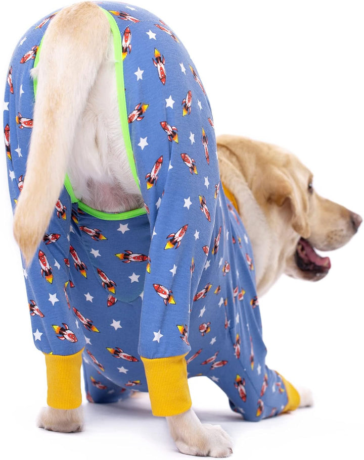BT Bear Grosse Hundekleidung, elastischer Haustier-Einteiler, schützt Gelenke, Anti-Haare, Anti-Leck