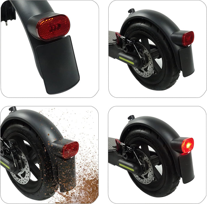 Yungeln Scooter Schutzblech + Rückleucht kompatibel für Xiaomi 1S M365 Pro Scooter - Schwarz