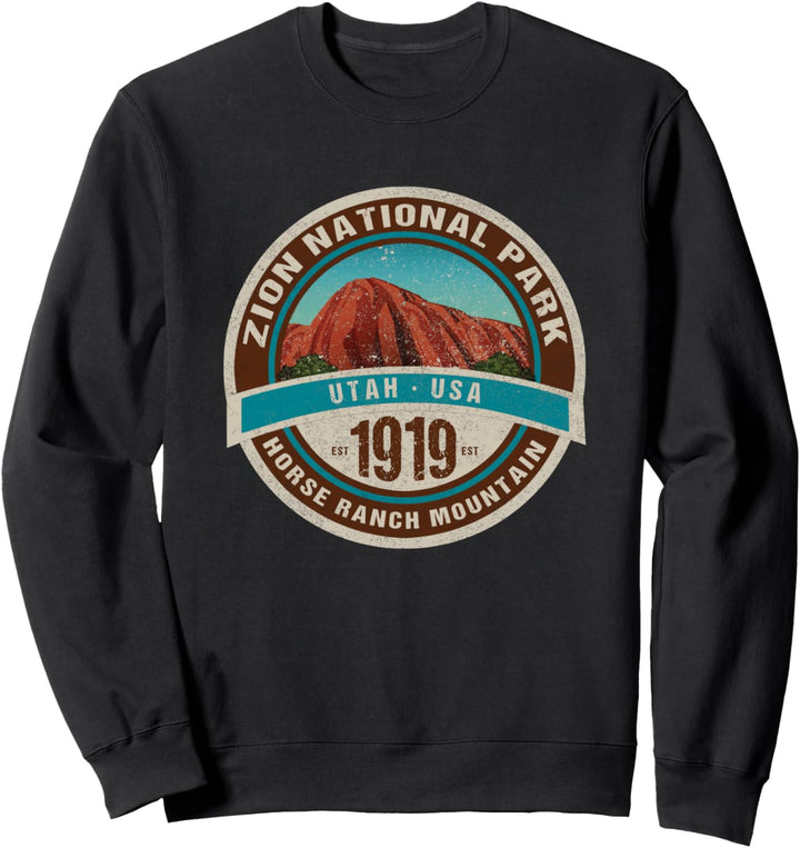 Zion National Park Utah Desert Hiking Vacation Souvenir Sweatshirt
